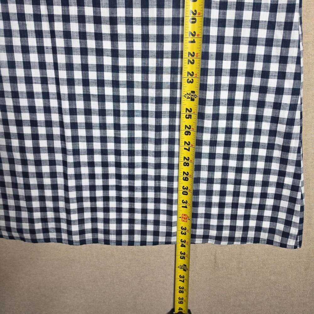 Fantastic Fawn Cold Shoulder Ruffle Mini Dress Womens Size XL Blue Gingham Lined - Picture 6 of 9